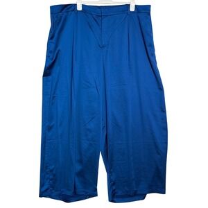 Eloquii Collectors Blue Wide Leg Pants NWT Size 26 High Rise Palazzo